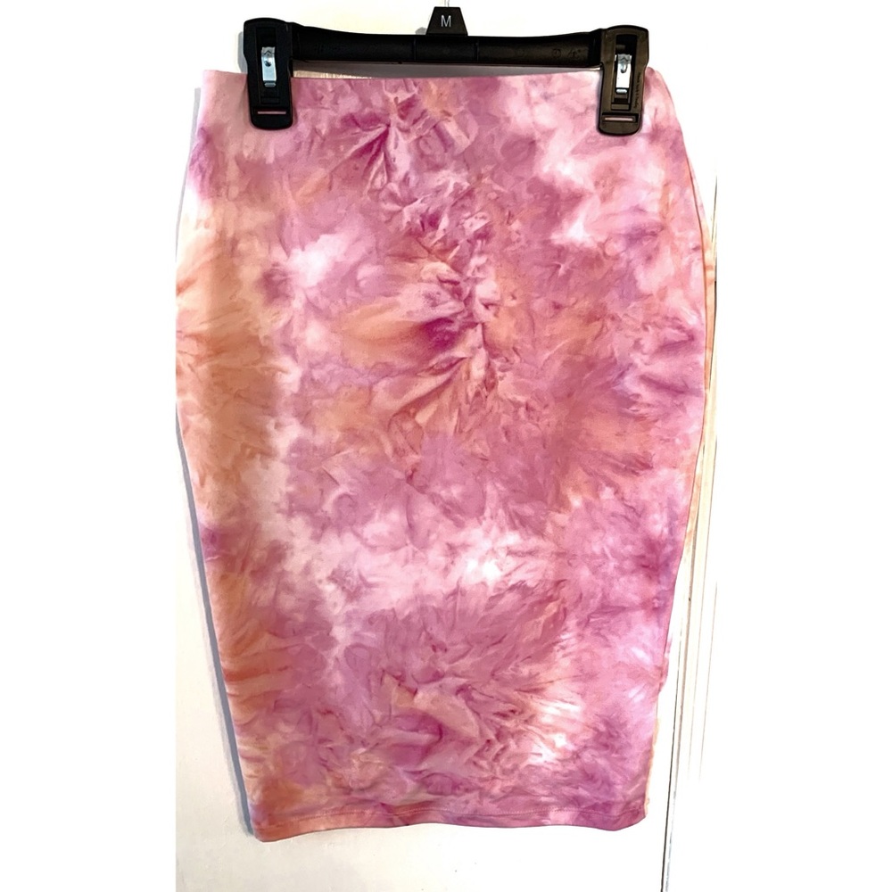Small fashion nova tie dye high rise skirt